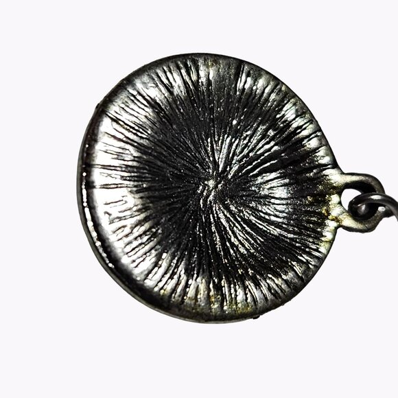 Elegant Abalone Silver Tone Filigree Drop Dangle Earrings Boho Fashion Jewelry - Picture 4 of 5